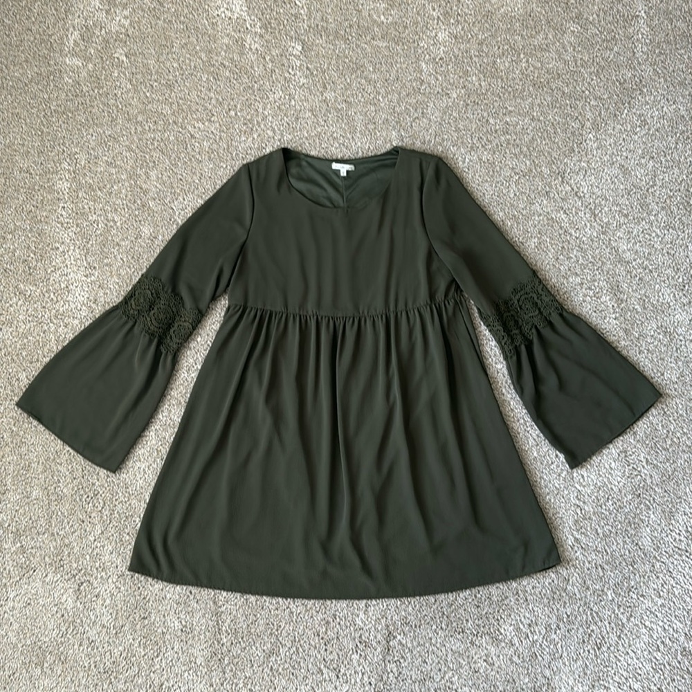 Charlotte Russe Crochet Babydoll Dress